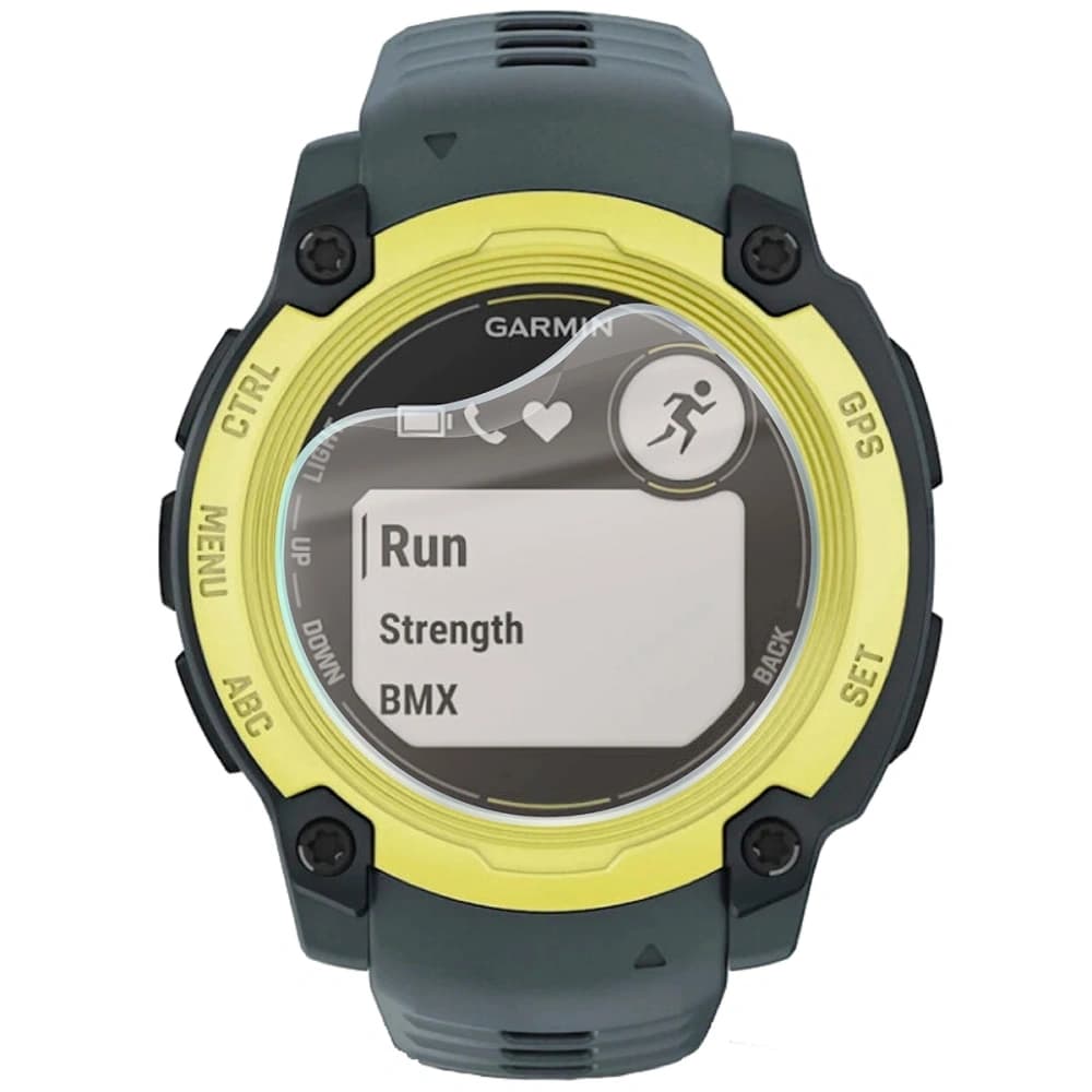 Bizon Glas Uhr Film Sonne Garmin Instinct E 40 mm [2 PACK] - 3