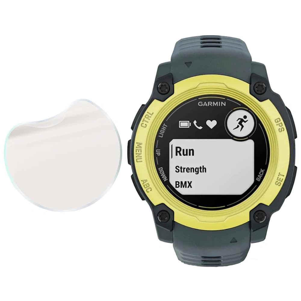 Bizon Glas Uhr Film Sonne Garmin Instinct E 40 mm [2 PACK] - 4