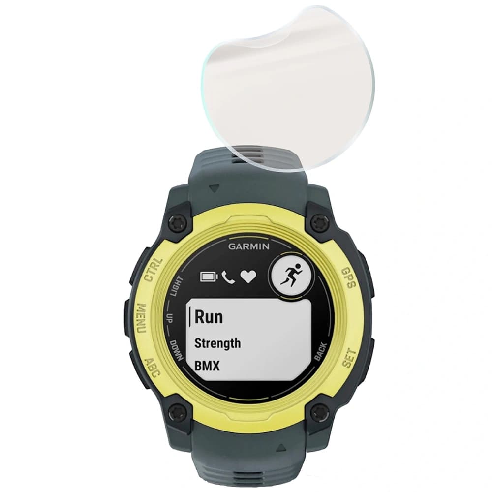 Bizon Glas Uhr Film Sonne Garmin Instinct E 40 mm [2 PACK] - 5