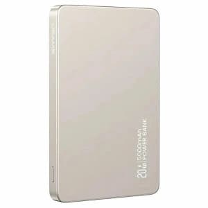 USAMS US-CD231 Powerbank mit kabellosem Laden 5000mAh 20W PD Schnellladung Titan