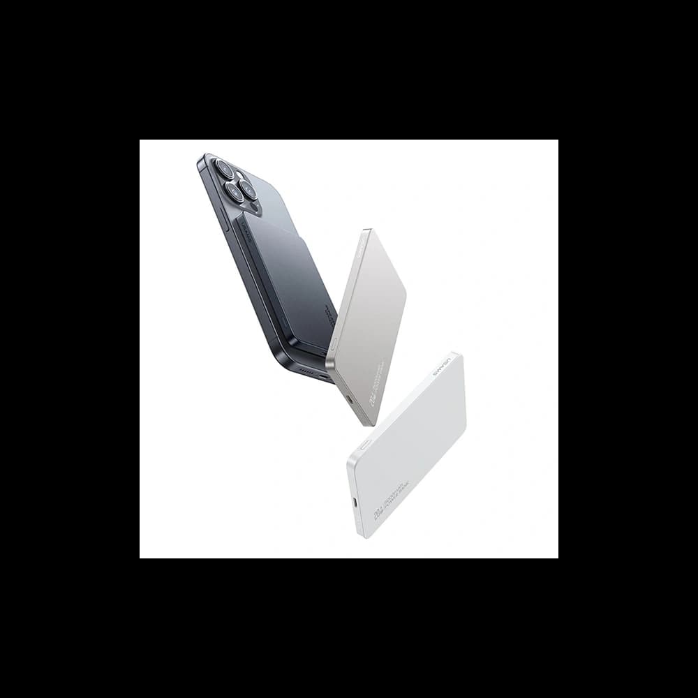 USAMS US-CD231 Powerbank mit kabellosem Laden 5000mAh 20W PD Schnellladung Titan - 6