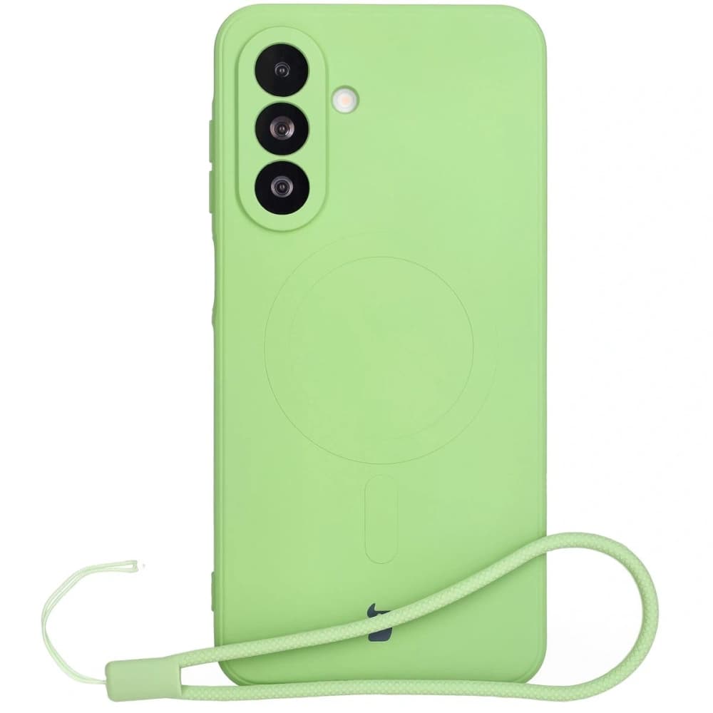 Bizon Case Silicone Magnetic Sq Samsung Galaxy A26 5G light green - 2