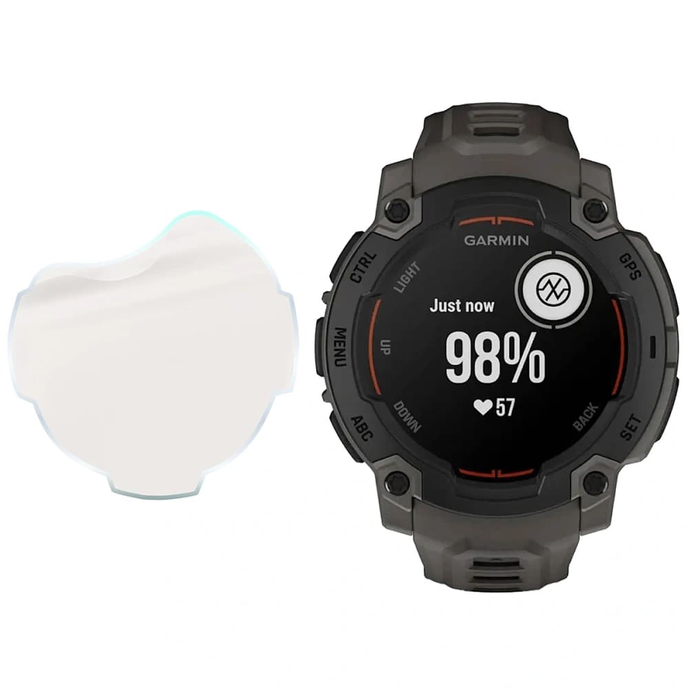 Bizon Glass Watch Film Sun Garmin Instinct E 45 mm [2 PACK] - 3