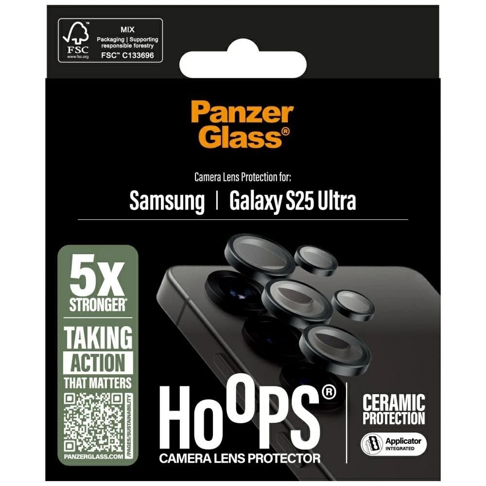 PanzerGlass Hoops Linsen Protector Samsung Galaxy S25 Ultra Keramik - 4