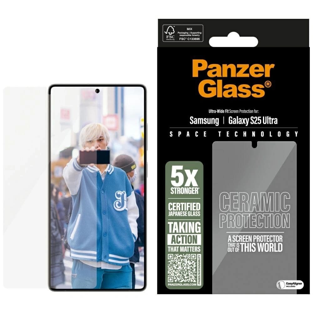 PanzerGlass Ultra-Wide Fit Samsung Galaxy S25 Ultra ceramic - 1