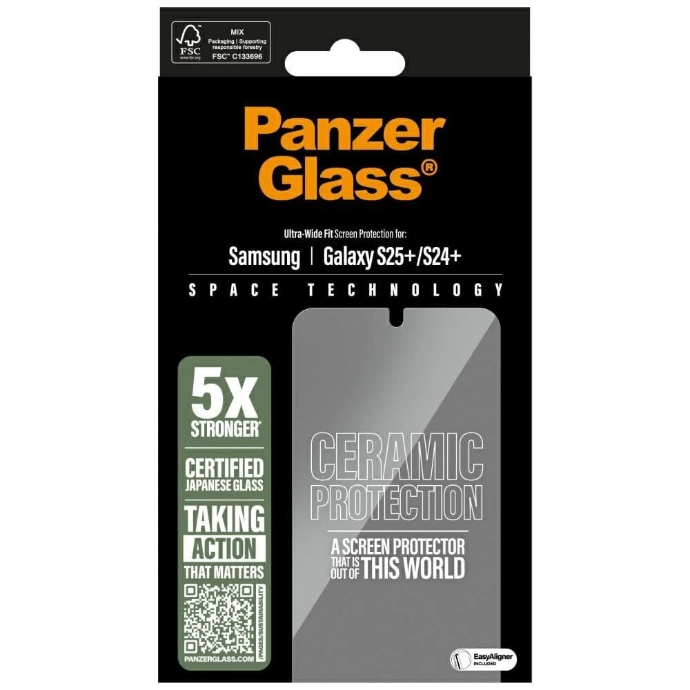 PanzerGlass Ultra-Wide Fit Samsung Galaxy S25+ Plus ceramic - 4