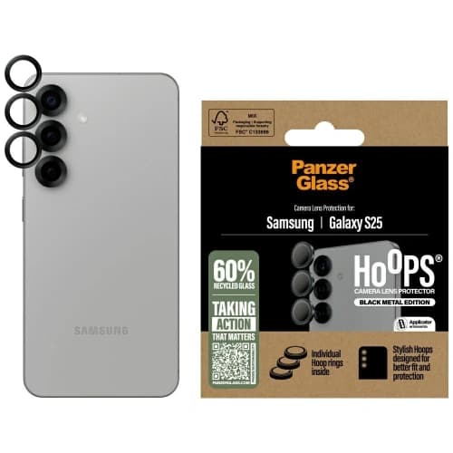 PanzerGlass Hoops Lens Protector Samsung Galaxy S25 schwarz