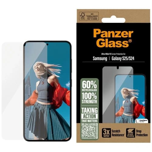 PanzerGlass Ultra-Wide Fit Samsung Galaxy S25
