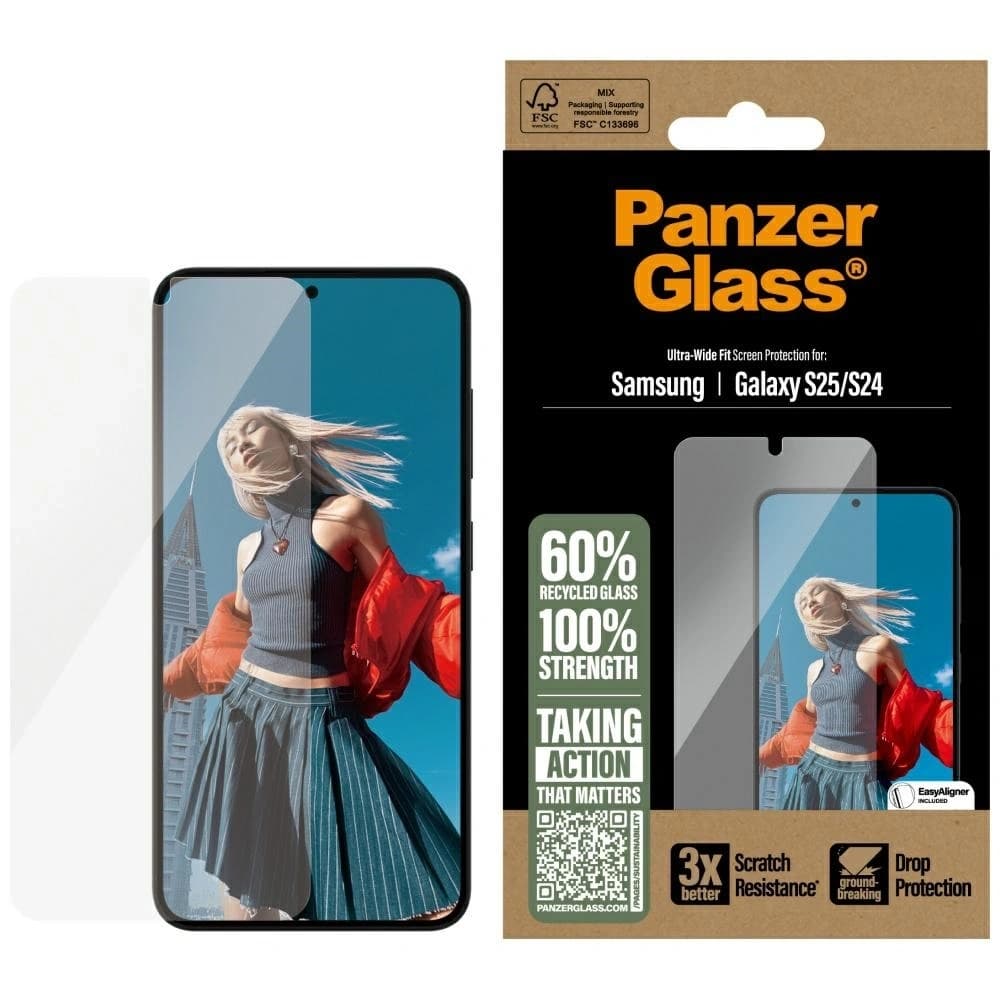 PanzerGlass Ultra-Wide Fit Samsung Galaxy S25 - 1