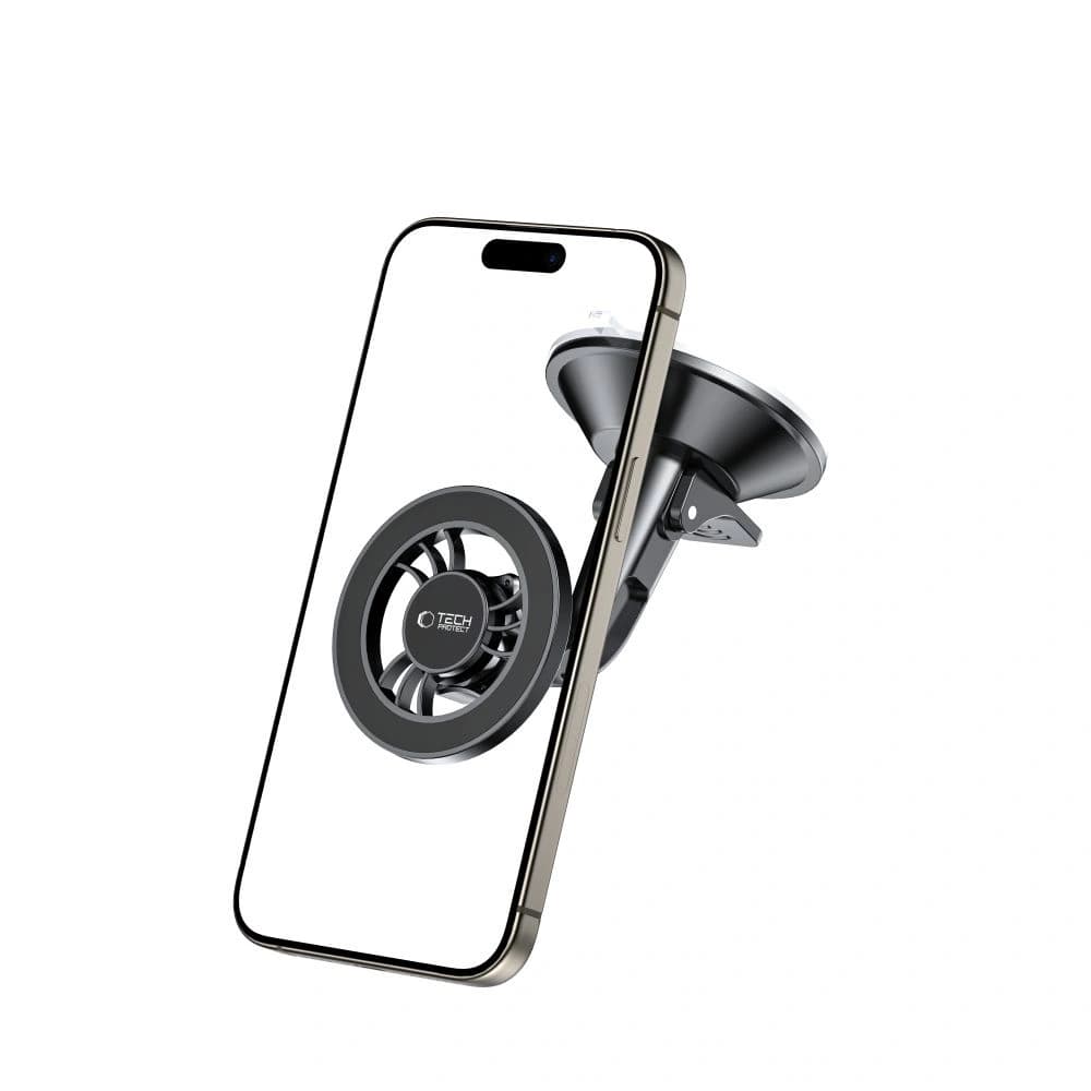 Tech-Protect N56 Magnetic MagSafe Dashboard Shrt Car Mount Schwarz - 6