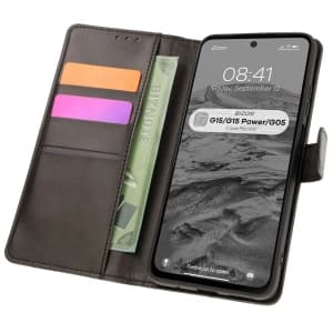 Bizon Case Tasche Motorola Moto G15 / G15 Power / G05 schwarz
