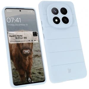 Pancerne etui Bizon Case Tur do Xiaomi Redmi Note 14 Pro Plus 5G jasnoniebieskie