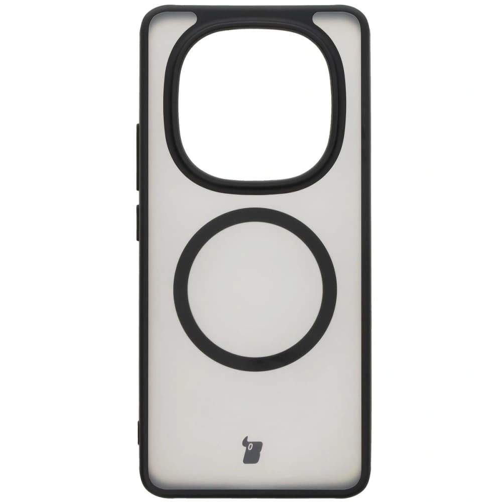 Bizon Case MatteO Magnetic Xiaomi Redmi Note 14 Pro 5G / 14 Pro Plus 5G / Poco X7 transluzent mit schwarzem Rahmen - 2