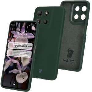 Bizon Soft Case Motorola Moto G15 / G15 Power dark green