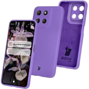 Bizon Soft Case Motorola Moto G15 / G15 Power purple