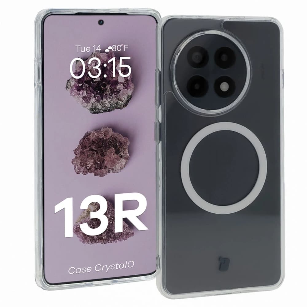 Bizon Case CrystalO Magnetic OnePlus 13R clear - 1