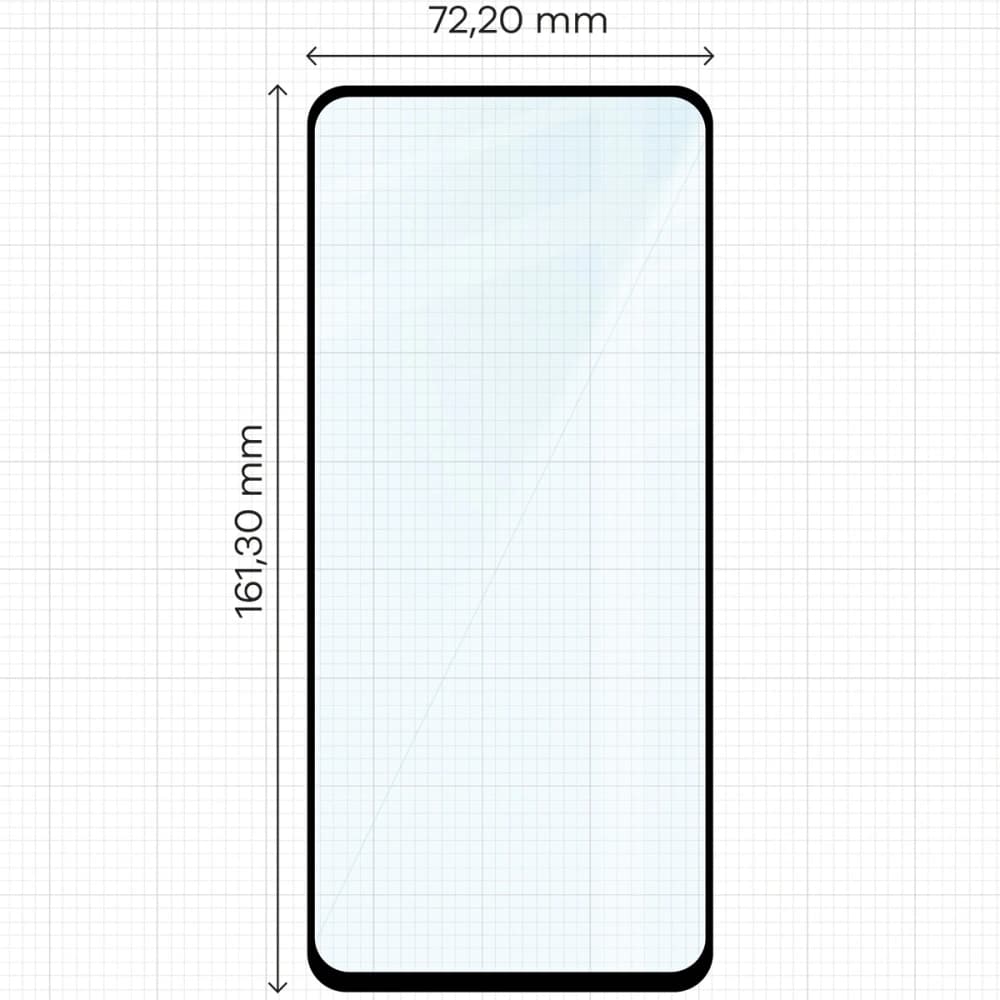 Bizon Glass Edge 2 Motorola Moto G15 / G15 Power / G05 / E15 black frame - 2