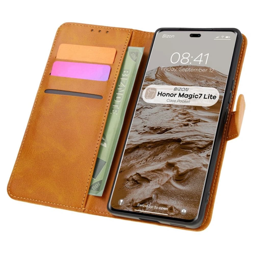 Bizon Case Pocket Honor Magic7 Lite braun - 1