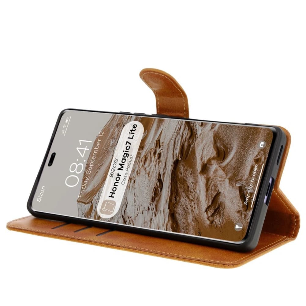Bizon Case Pocket Honor Magic7 Lite braun - 5