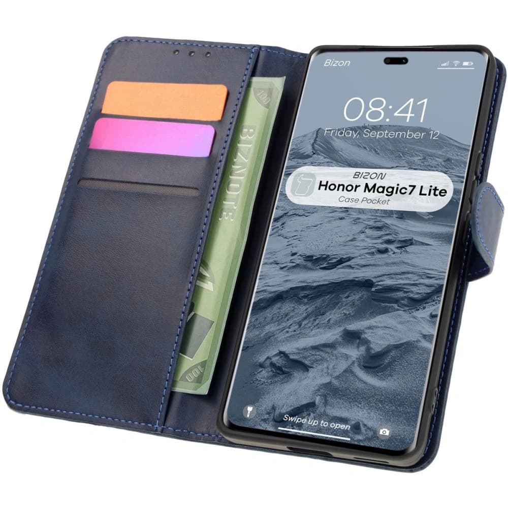 Bizon Case Pocket Honor Magic7 Lite navy blue - 1
