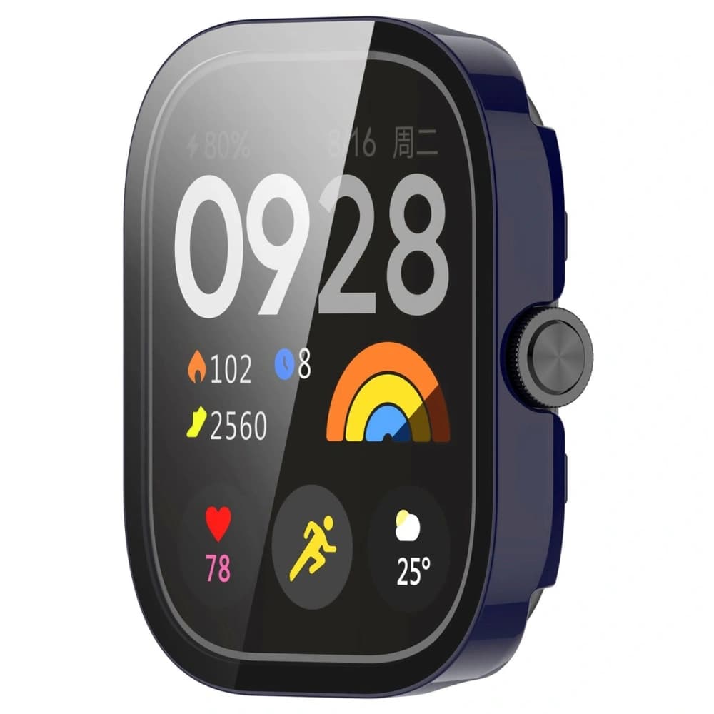 Bizon Case+Glass Uhr Xiaomi Redmi Watch 5 blau - 5