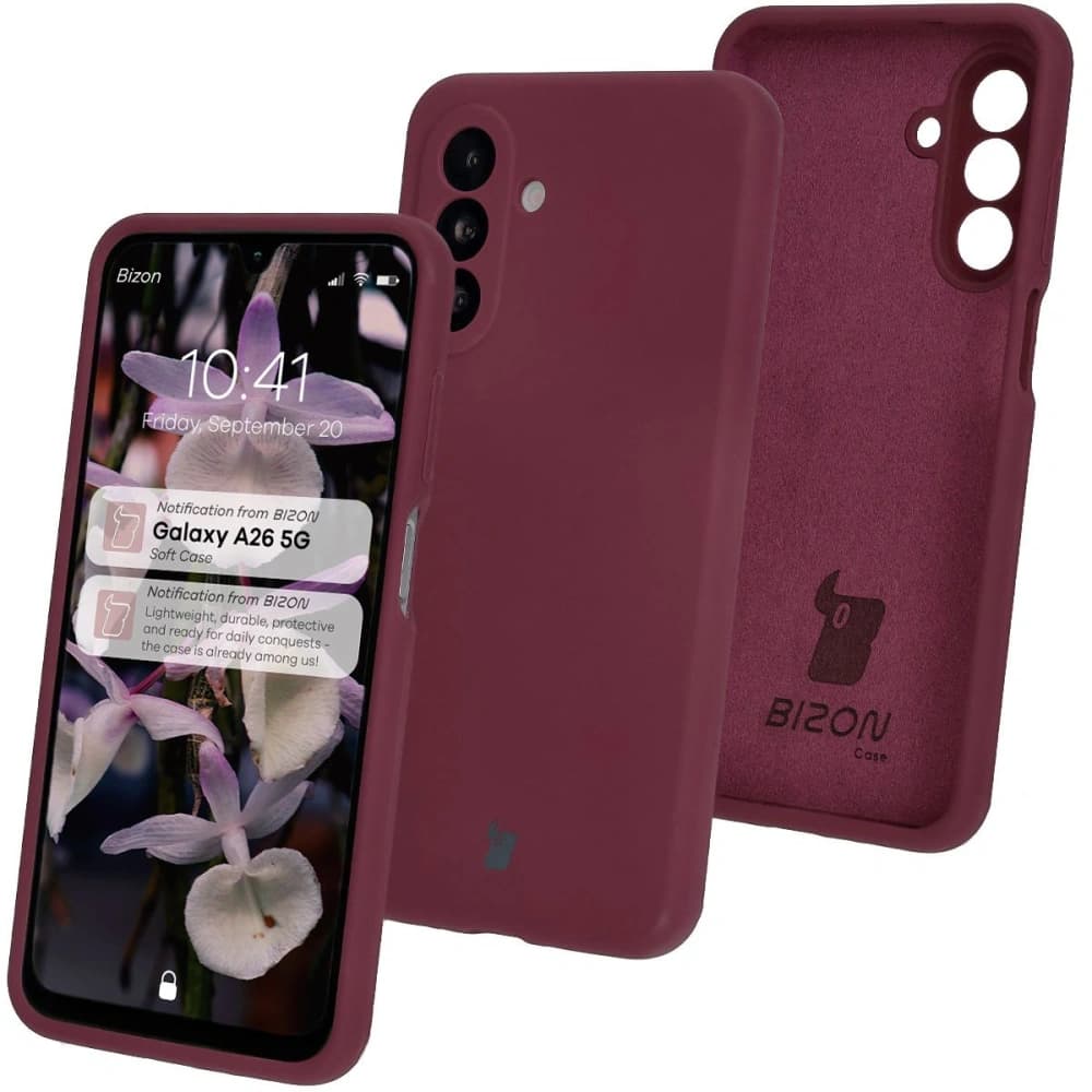 Bizon Soft Case Samsung Galaxy A26 5G dunkel lila - 1