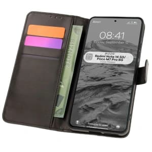 Bizon Case Pocket Xiaomi Redmi Note 14 5G / Poco M7 Pro 5G black