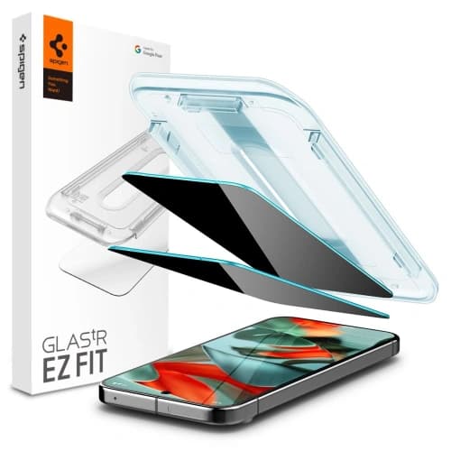 Spigen GLAS.tR ez Fit Google Pixel 9 Pro XL Privacy [2 PACK]