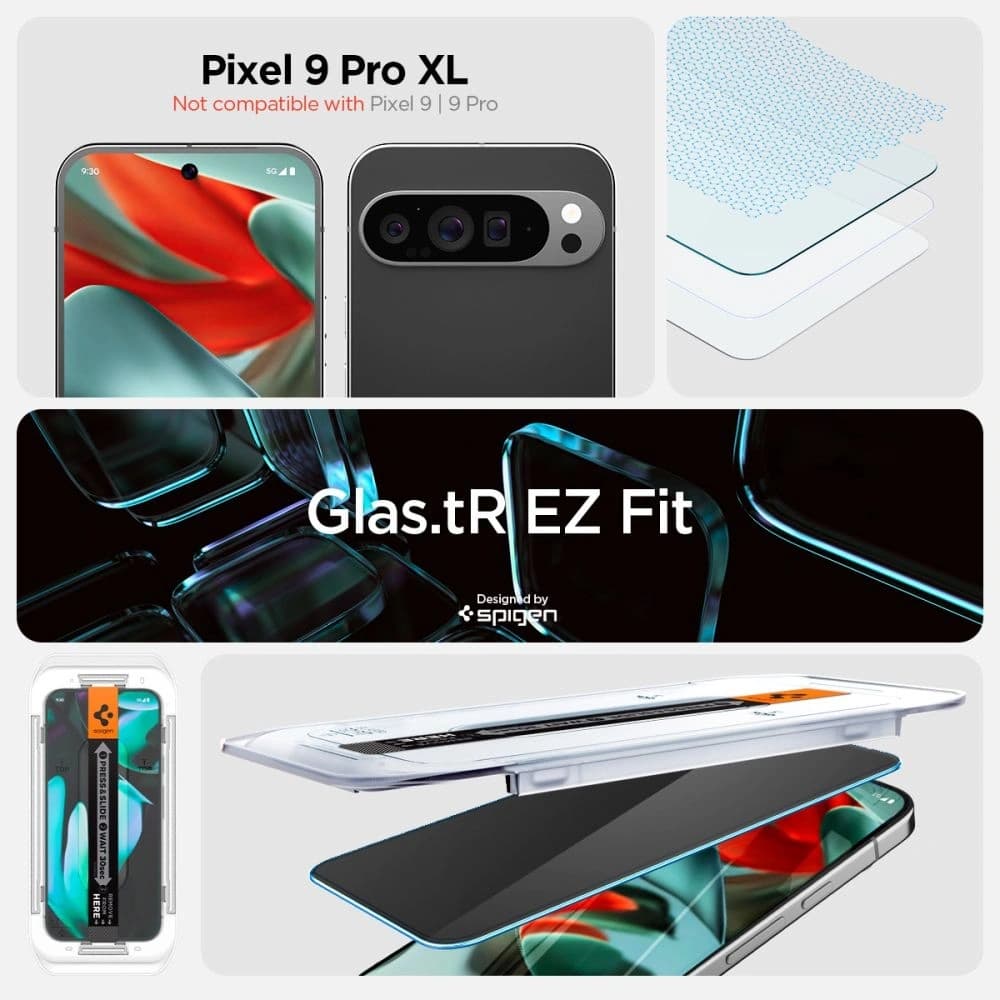 Spigen GLAS.tR ez Fit Google Pixel 9 Pro XL Privacy [2 PACK] - 8