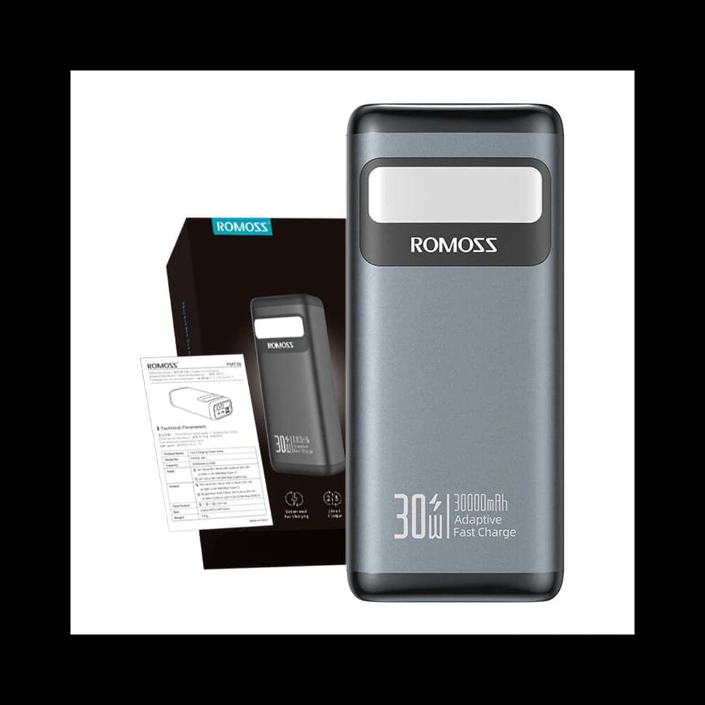 Romoss Powerbank PMT30 30000mAh 30W (black) - 4