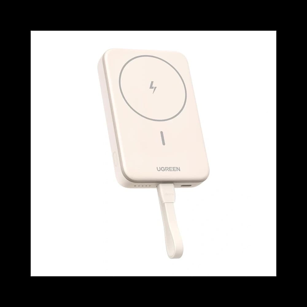 UGREEN PB760 magnetische Powerbank 10000mAh PD 20W MagSafe + USB-C Kabel (beige) - 1