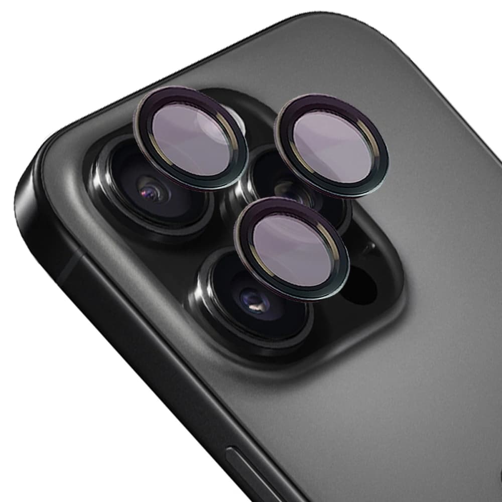 Bizon Glass Snap Lens Apple iPhone 16 Pro / 16 Pro Max schwarz - 1