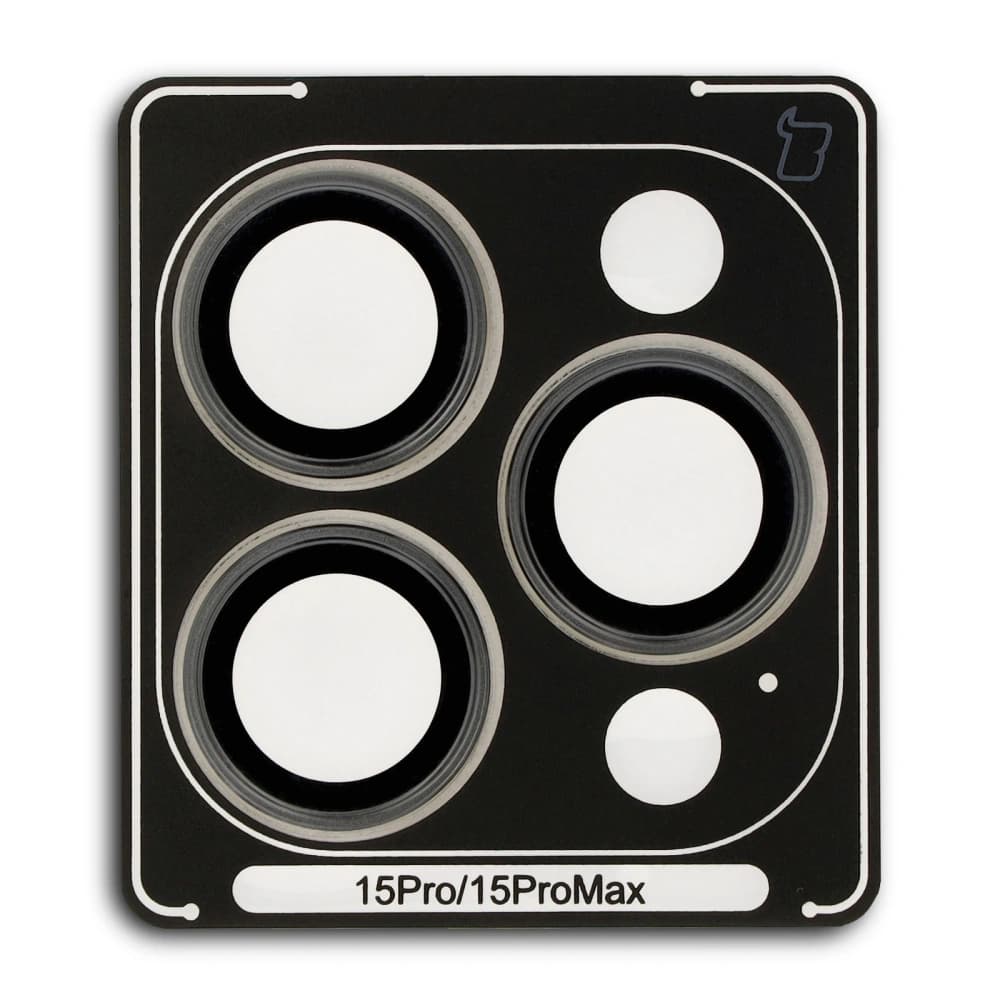 Bizon Glass Snap Lens Apple iPhone 15 Pro / 15 Pro Max black - 2