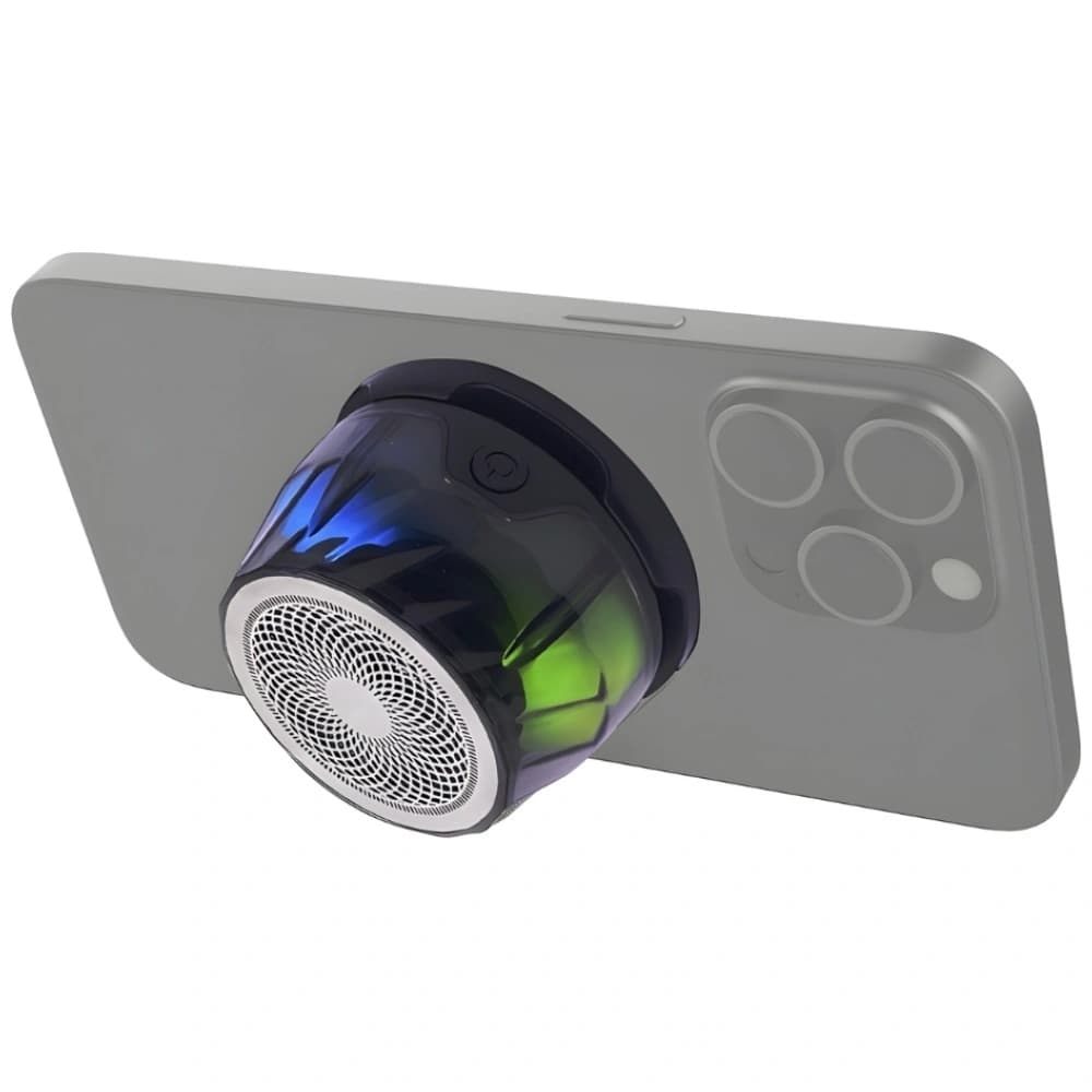 4smarts SoundCharge RGB Bluetooth 5.4 compatible MagSafe Bluetooth speaker black - 2