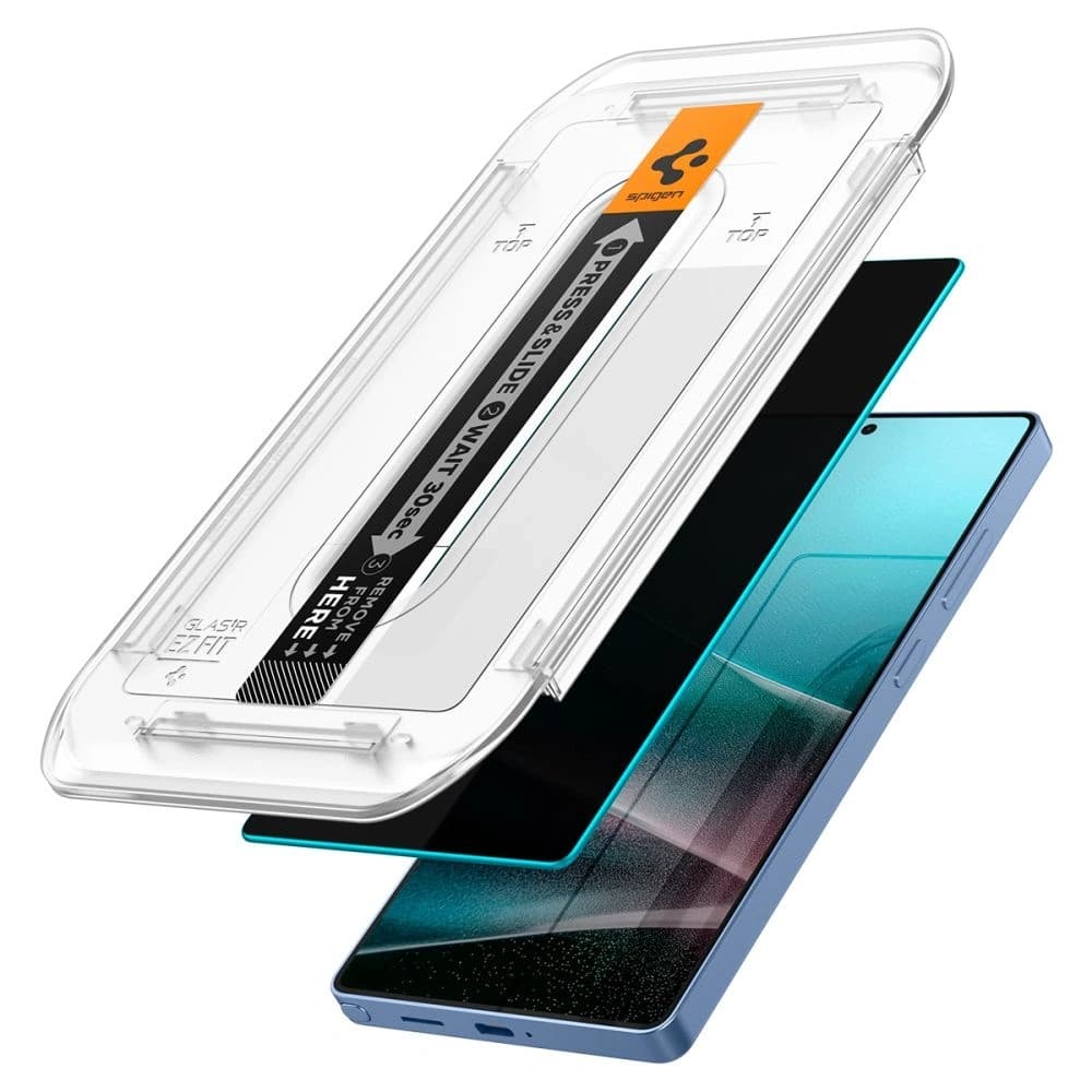 Spigen GLAS.tR ez Fit HD Samsung Galaxy S25 Ultra Privacy [2 PACK] - 8