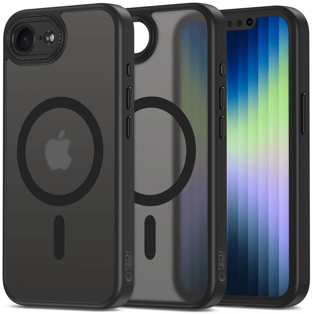 Tech-Protect Magcam MagSafe Apple iPhone 17e / 16e Matte Black - 1