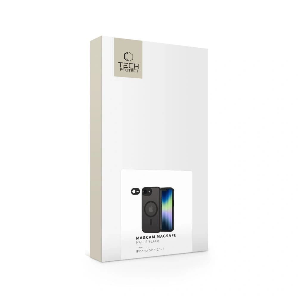 Tech-Protect Magcam MagSafe Apple iPhone 17e / 16e Matte Black - 6