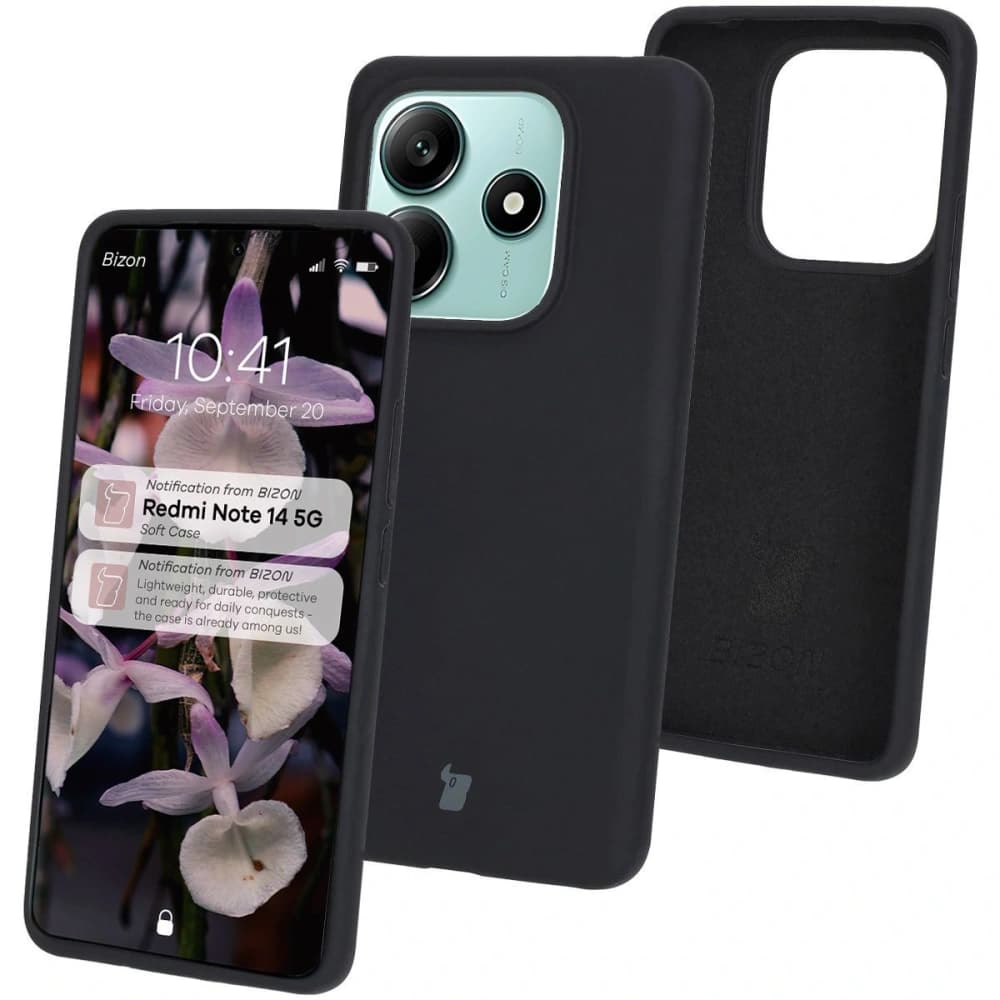 Bizon Soft Case Xiaomi Redmi Note 14 5G schwarz - 1