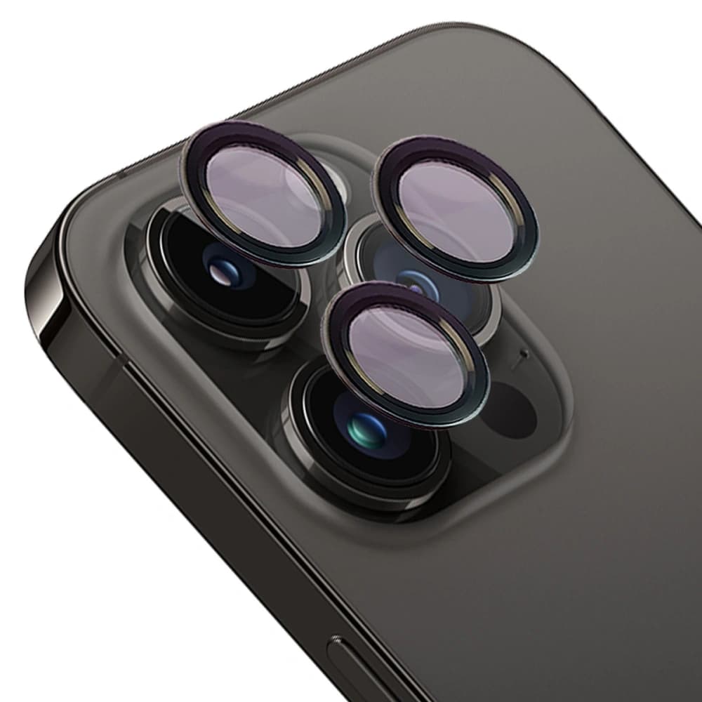 Bizon Glass Snap Lens do Apple iPhone 14 Pro / 14 Pro Max black - 1