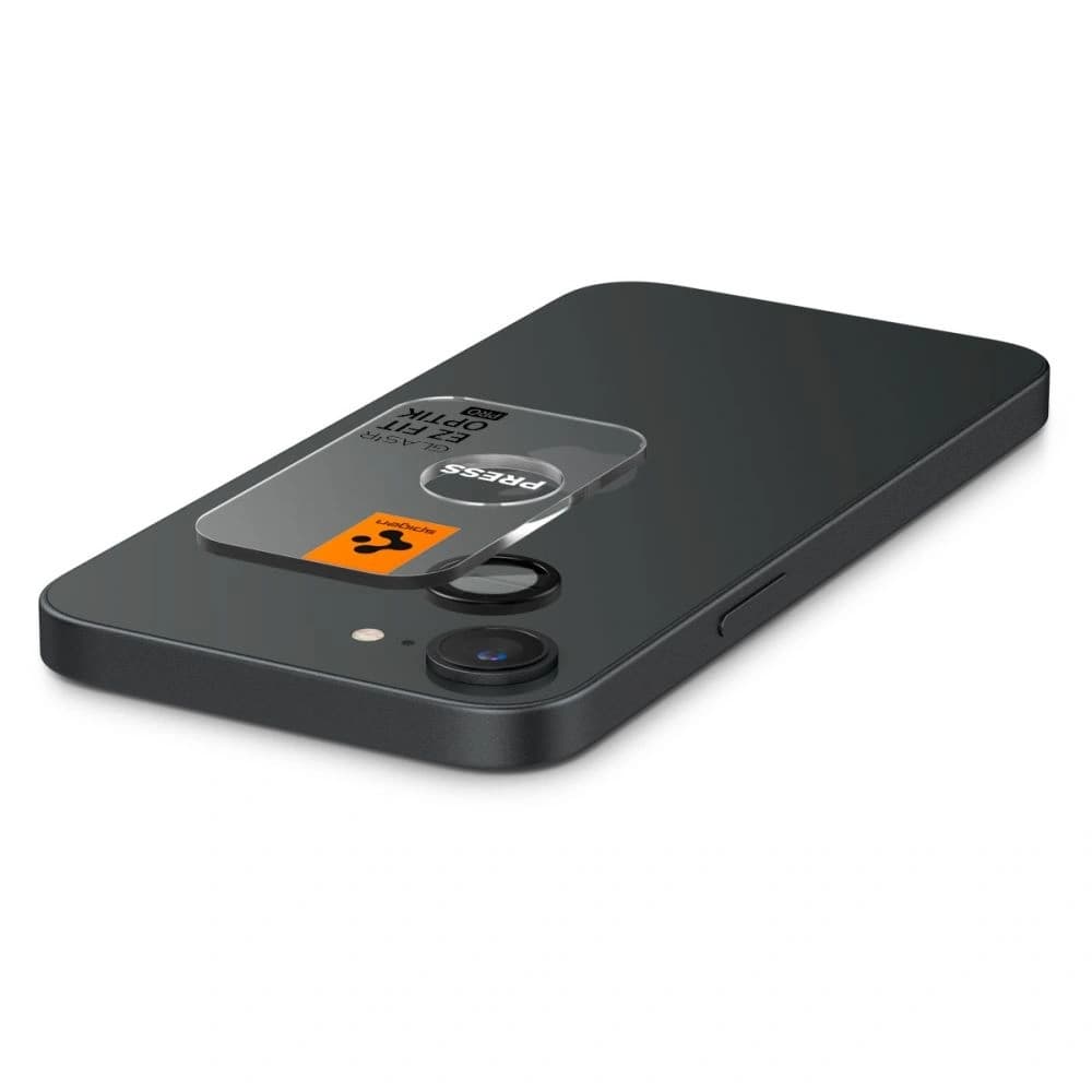 Spigen Optik Pro Glas.tr ez Fit Kamera Schutz Apple iPhone 17e / 16e Schwarz [2 PACK] - 5