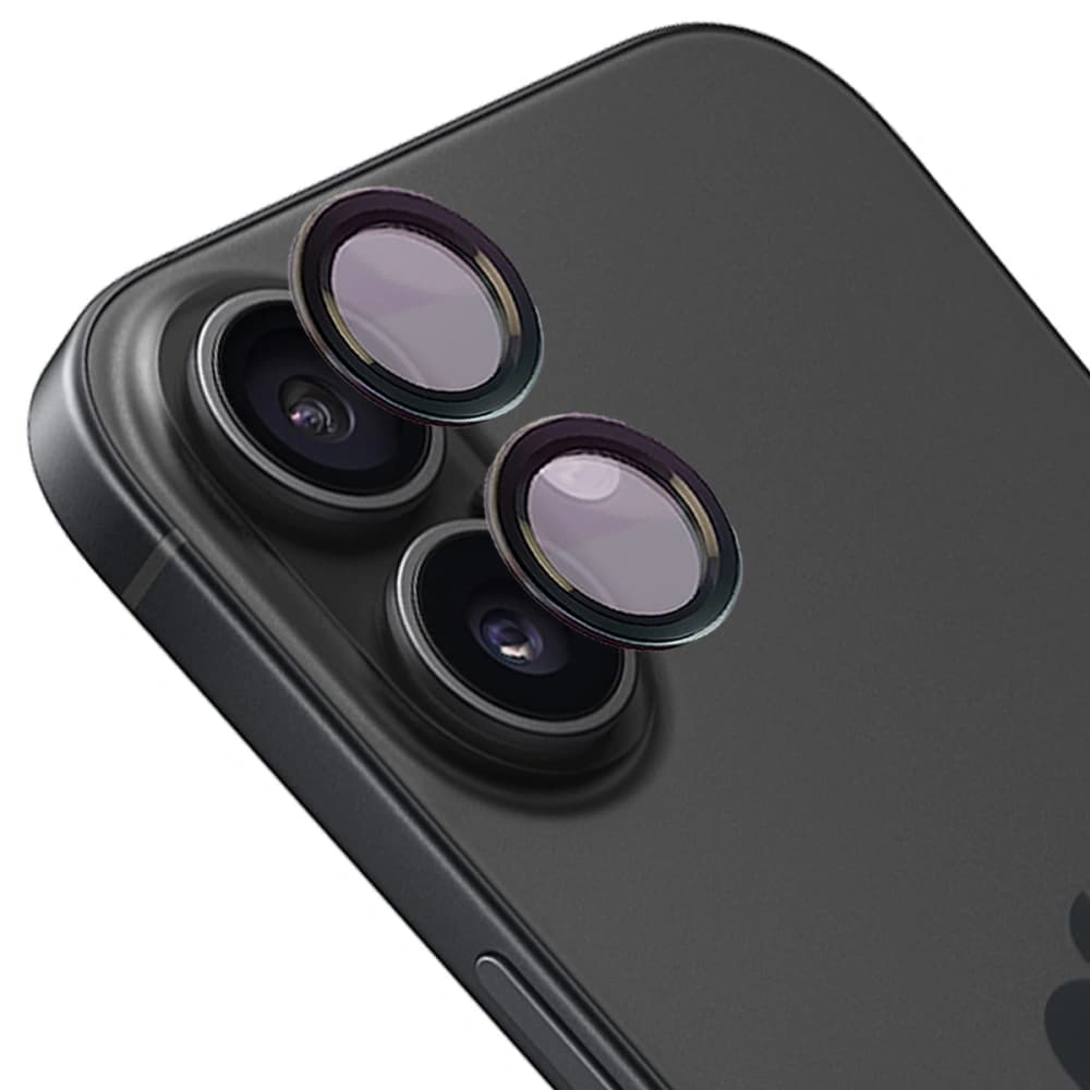 Bizon Glass Snap Lens Apple iPhone 16 / 16 Plus black - 1