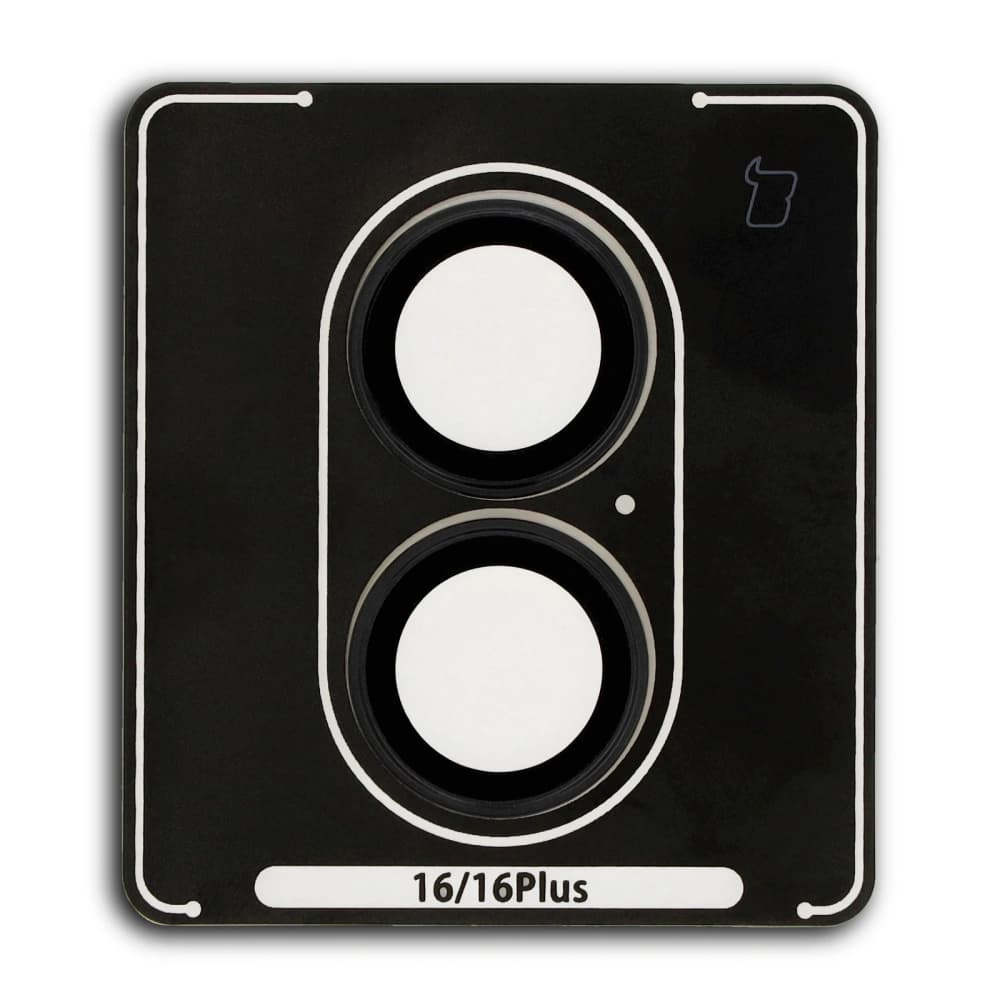 Bizon Glass Snap Lens Apple iPhone 16 / 16 Plus black - 2