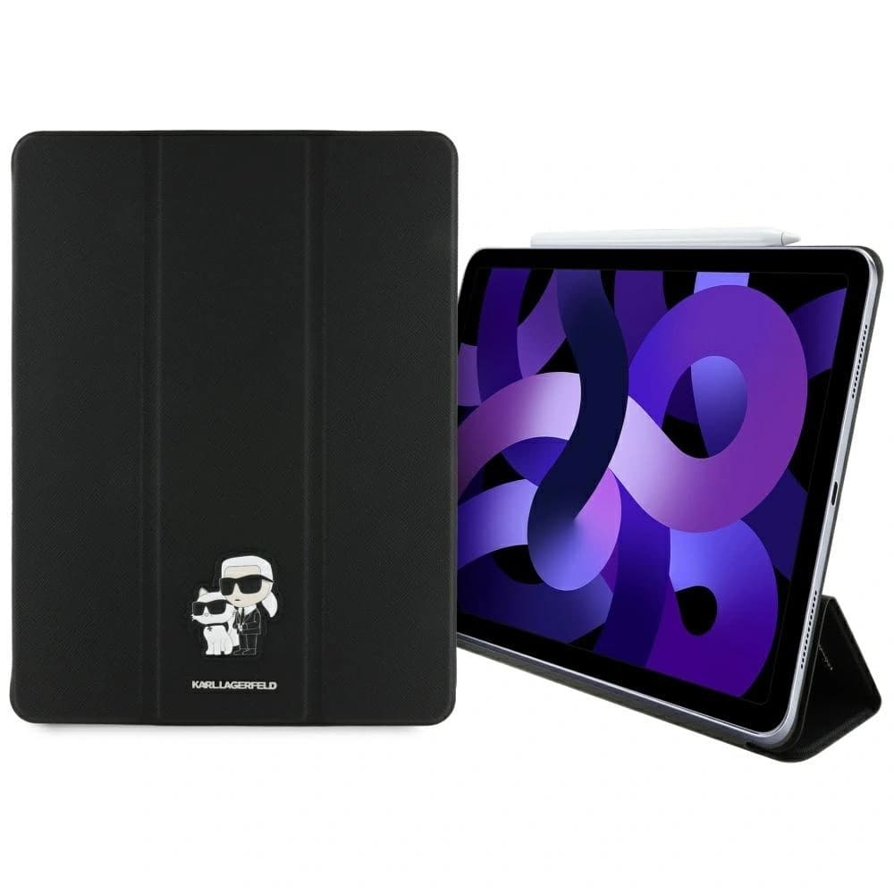 Etui Karl Lagerfeld KLFC13RM24SAKCK Apple iPad Air 13" 2024 (6. generacji) Book Cover Saffiano Magnetic Karl &Choupette czarny/black - 1