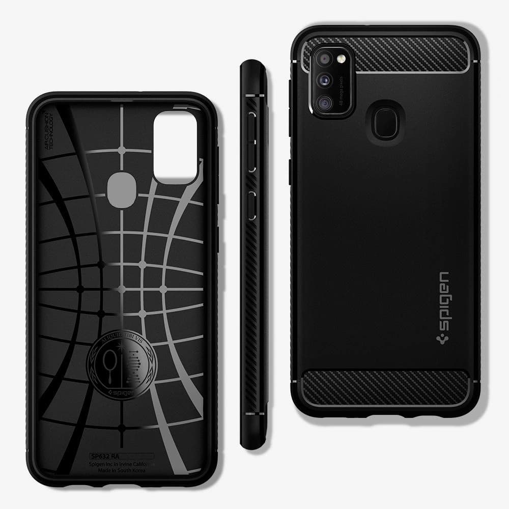 Spigen Rugged Armor Samsung Galaxy M21 Matte Black - 2