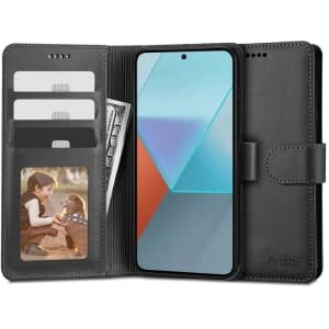 [OUTLET] Case Tech-Protect Wallet Xiaomi Redmi Note 13 4G Black