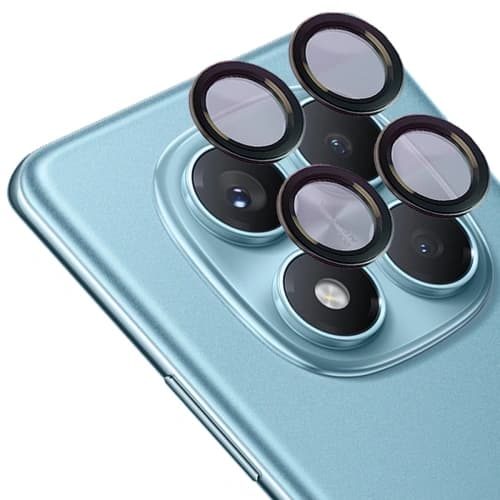 Bizon Glass Snap Lens Xiaomi Redmi Note 14 Pro 4G schwarzer Rahmen