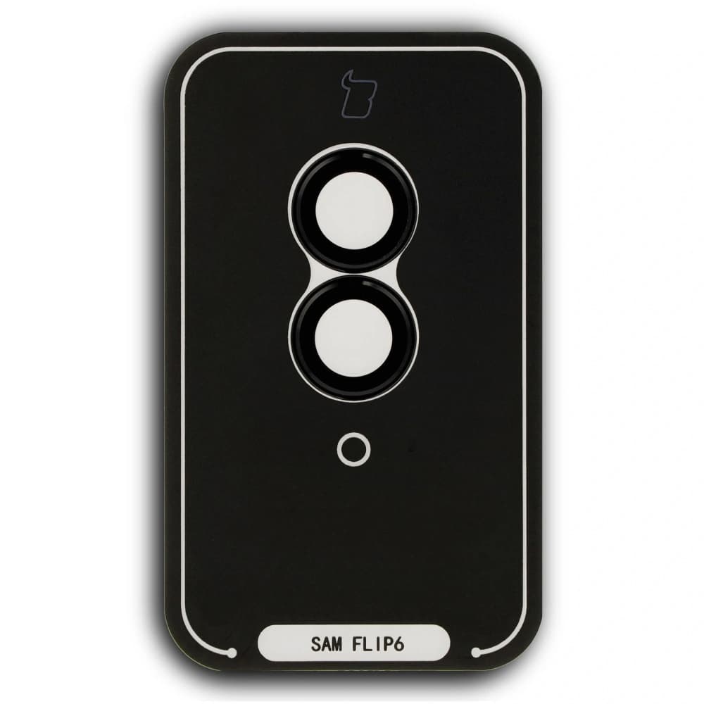 Bizon Glass Snap Lens Samsung Galaxy Z Flip 6 / 7 FE black frame - 2