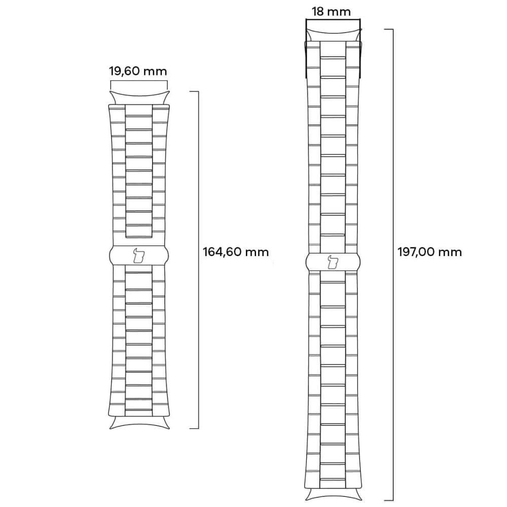 Bizon Strap Watch Aura Smartwatch 20mm black - 3