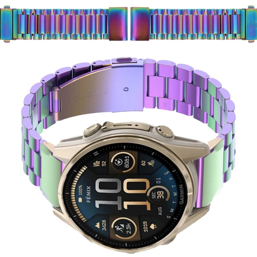 Bizon Strap Watch Aura Smartwatch 20mm rainbow - 1