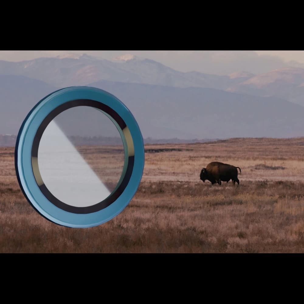 Bizon Glass Snap Lens Apple iPhone 12 Pro Max marine Rahmen - 3